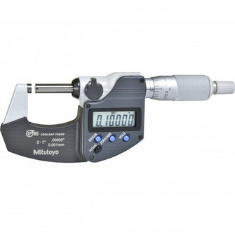 Mitutoyo 293-340-30 Coolant Proof Micrometer 0-1