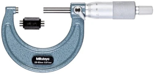 Mitutoyo 103-138 Outside Micrometer with Ratchet Stop 25-50mm
