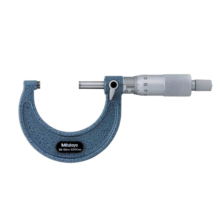 Mitutoyo 103-130 Outside Micrometer 25-50mm, 0.001mm Graduation