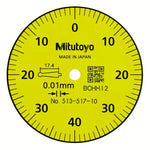 Mitutoyo Series 513 Pocket Type Dial Test Indicator 0.8mm Range 0.01mm Graduation 513-517-10T