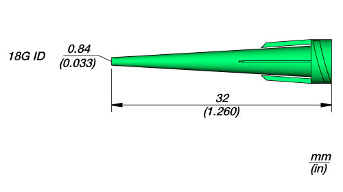 JBC 18G Tapered Dispenser Tip ND18P