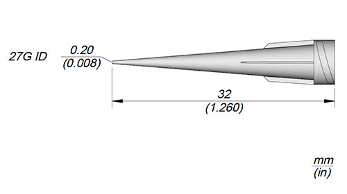 JBC 27G Tapered Dispenser Tip ND27P