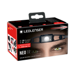 Ledlenser NEO1R 250lm Wide Beam 39gm Rechargeable Running Sports Red Safety Light Headlamp Blue