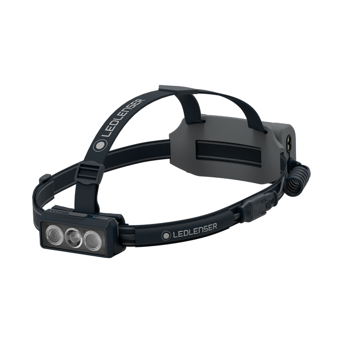 Ledlenser NEO9R 1200lm Xtreme Twin LED Fusion Beam Rechargeable Running Headlamp Grey