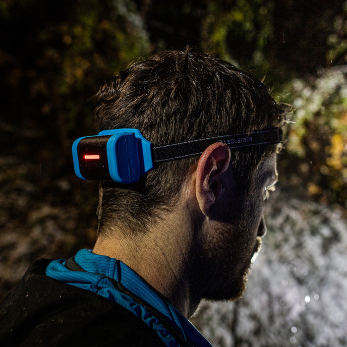 Ledlenser NEO9R 1200lm Xtreme Twin LED Fusion Beam Rechargeable Running Headlamp Lime