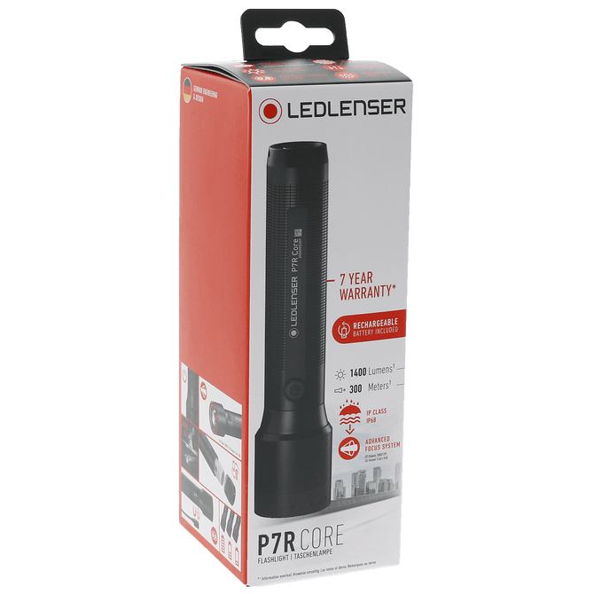 Ledlenser P7R Core 1400lm Xtreme LED Rechargeable Waterproof Flashlight