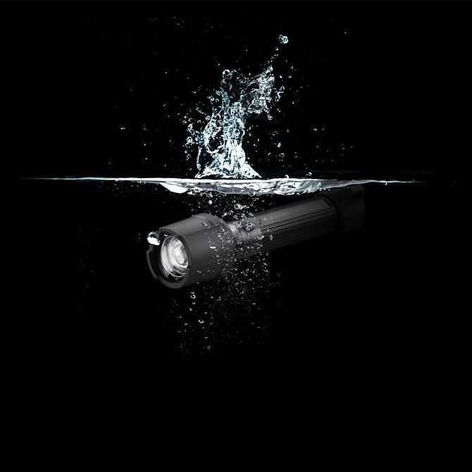 Ledlenser P7R Work UV 1200lm LED & UV LED 365nm Rechargeable Rugged Waterproof Flashlight