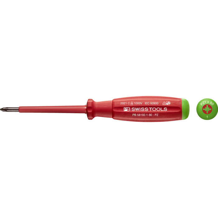 PB Swiss 58192 SwissGrip VDE Pozi Screwdrivers