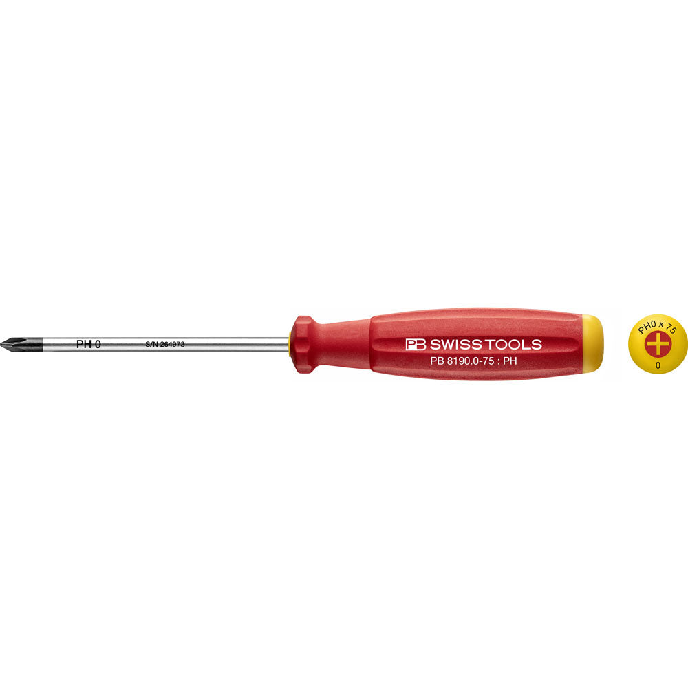 Tournevis PB Swiss Tools PB8190 PH0-60 (6 pcs Tournevis PB Swiss Tools PB8190 PH0-60 (6 pcs