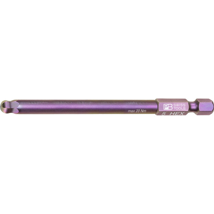 PB Swiss E6L 212L Hex Ball Point PrecisionBit 5mm