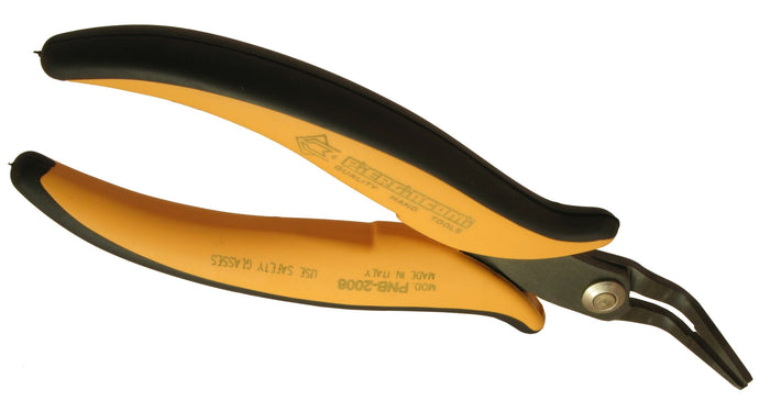 Piergiacomi Long Smooth Flat Nose Pliers Bent at 45° PNB 2008