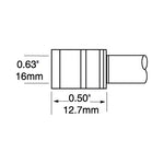 Metcal PTTC Solder Tweezer Cartridge Blade 15.75mm (0.62