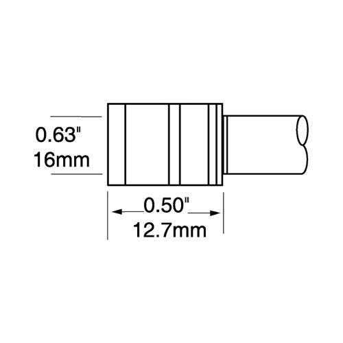 Metcal PTTC Solder Tweezer Cartridge Blade 15.75mm (0.62