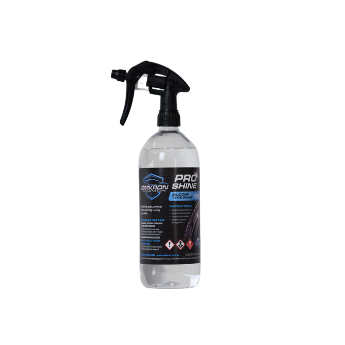 Omikron Pro Shine Silicone Tyre Shine 1L with Black Trigger PROSHI1T