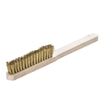 Lessmann Fine Brushes 225x24mm 5 Rows Brass Wire MES Crimped 0.15mm
