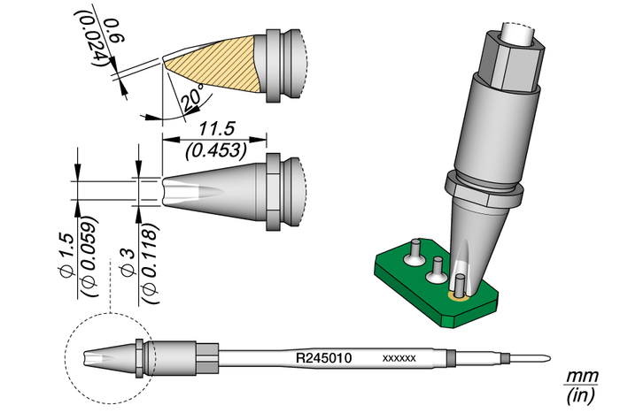JBC Barrel Cartridge Ø 1.5