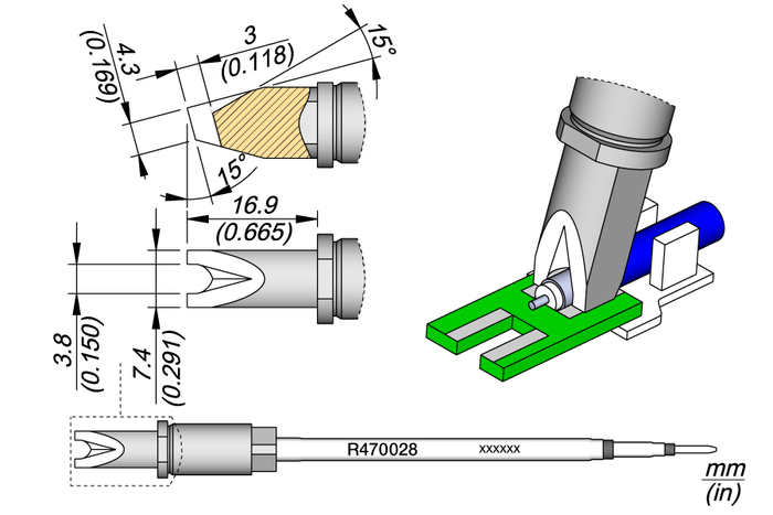 JBC Barrel Cartridge Ø 3.8