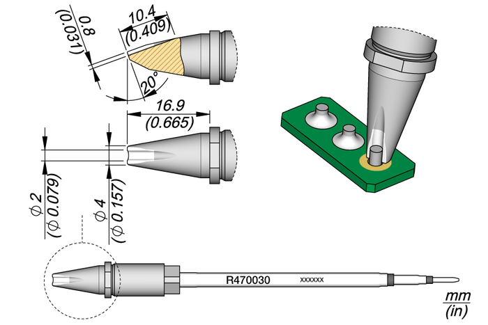 JBC Barrel Cartridge Ø 2