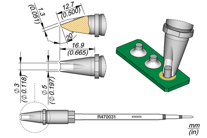 JBC Barrel Cartridge Ø 3
