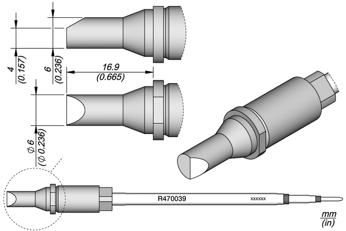JBC Bevel Cartridge Ø 6.0