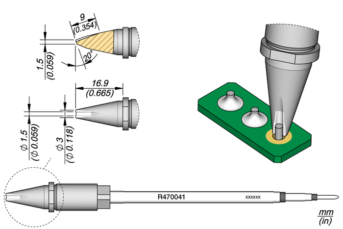 JBC Barrel Cartridge Ø 1.5