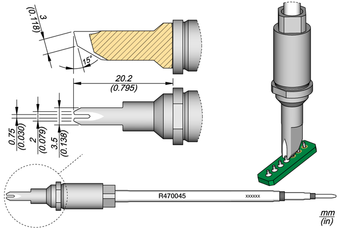 JBC Drag Cartridge 0.75