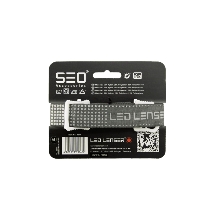 Ledlenser Accessory Reflective Headlamp Headband Suits SEO, MH2, MH6 Headlamps
