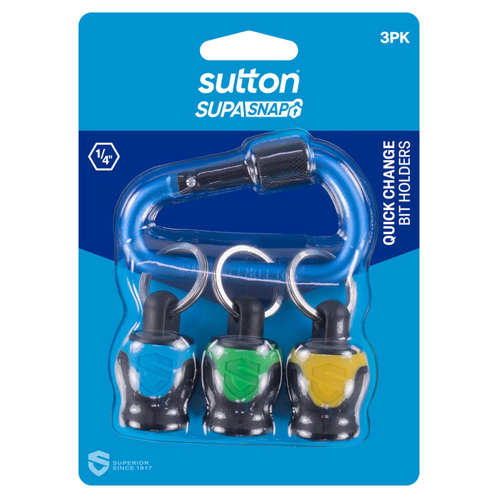 Suttons Supasnap Quick Change Bit Holder 3 Pack S239H03A