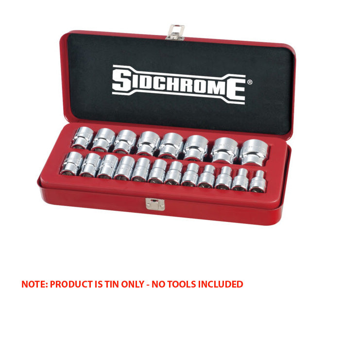 Sidchrome Socket Set Tin - 330mm Replacement Box Only