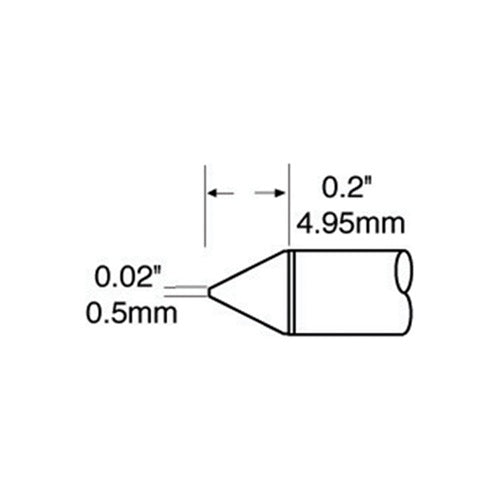 Metcal SCP Soldering Cartridge Conical 0.5mm (0.02