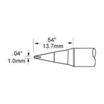 Metcal Soldering Tip Chisel 1mm (0.04
