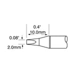 Metcal SFP Soldering Cartridge Chisel 30° 2.0mm (0.079