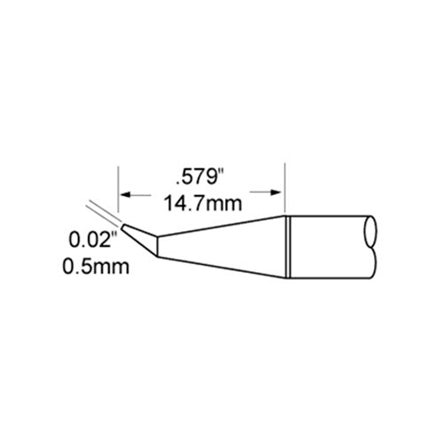 Metcal SFP Soldering Cartridge Conical Bent 0.5mm (0.02