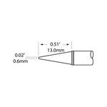 Metcal Cartridge Conical 0.6mm (0.024