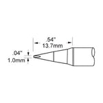 Metcal Soldering Tip Chisel 1mm (0.04