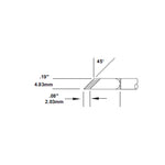 Metcal SMC Rework Cartridge Knife Thin Tin Length 4.8mm 600 Series SMC-6KN0048S