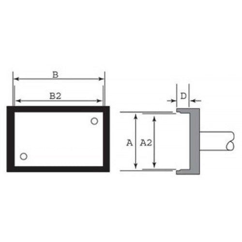 Metcal SMTC Rework Cartridge Quad SQFP-48 600 Series SMTC-0121