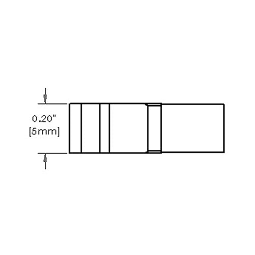 Metcal SMTC Rework Cartridge HM Blade 5.0mm (0.20) 600 Series SMTC-0BL050