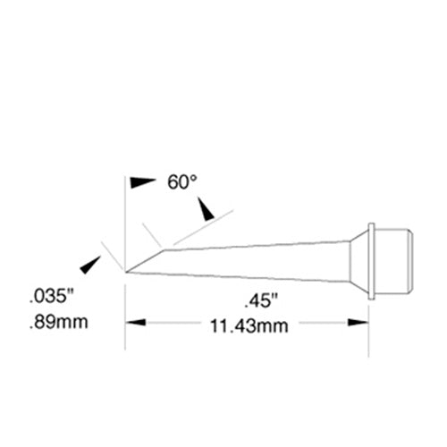 Metcal Cartridge Hoof 0.89mm (0.035