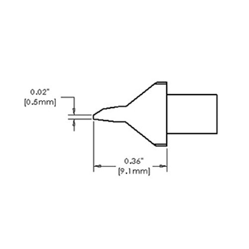 Metcal SMTC Rework Cartridge HM Blade 5.0mm (0.20) 700 Series SMTC-1BL050