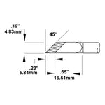 Metcal SMTC-8173 Special Build Knife Tip .235