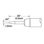Metcal SSC Soldering Cartridge Conical Sharp 1.0mm (0.039