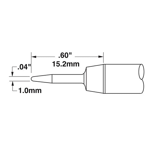 Metcal SSC Soldering Cartridge Conical Sharp 1.0mm (0.039