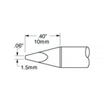 Metcal SSC Soldering Cartridge Chisel 1.5mm (0.059