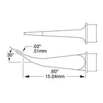 Metcal SSC Rework Cartridge Hoof 0.76mm (0.03