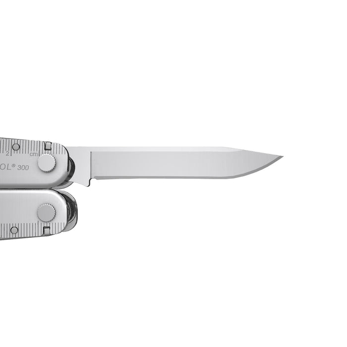 Leatherman 19 Tool Supertool 300 Stainless Nylon Button Sheath Box