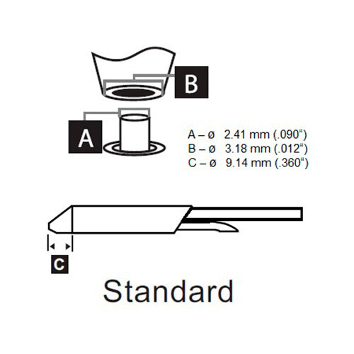 Metcal STDC Desolder Cartridge ID=0.64mm (0.025