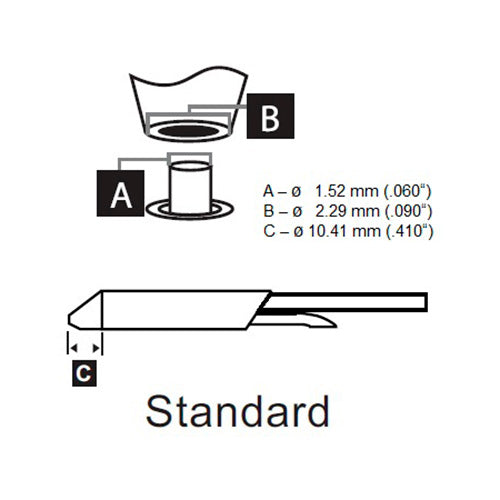Metcal STDC Desolder Cartridge ID=1.52mm (0.06