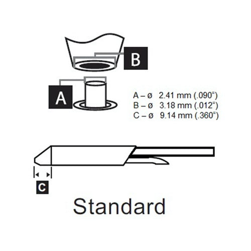 Metcal STDC Desolder Cartridge Long Reach ID=0.76mm (0.03