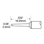 Metcal CCV Soldering Rework Tip Blade (W x L) 40.0mm x 9.1mm  STP-CHL20